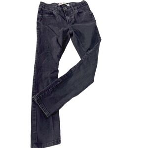 Levi's Boys' 510 Performance Skinny Jeans, Black, 12 Reg Adjustable Waist